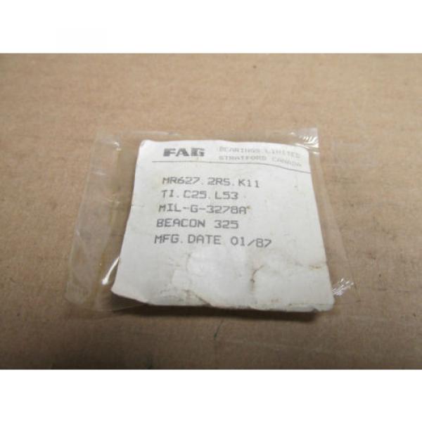 NIB FAG MR6272RS 6082RS BEARING RUBBER SHIELDED 608 2RS MR627 2RS 7x22x7 mm NEW #1 image