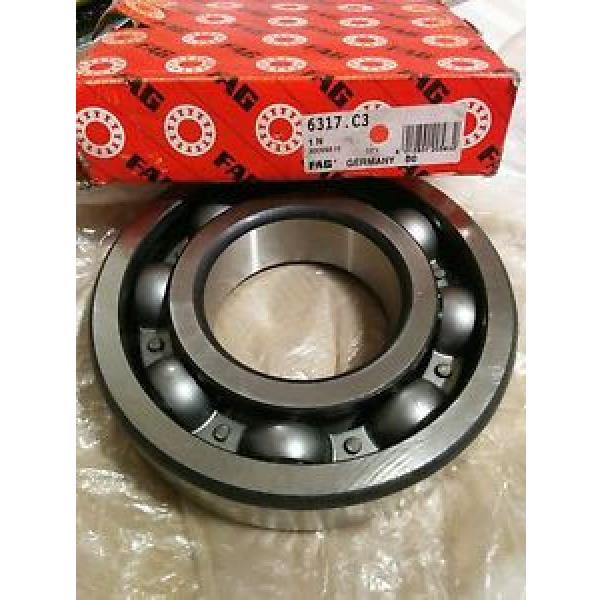 FAG - Roulement - Deep Groove Ball Bearing - 6317-C3 - Neuf - Unused #1 image
