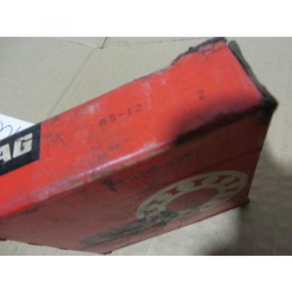 FAG BEARING NEW IN BOX-NEW OLD STOCK # MS-12 #2 image