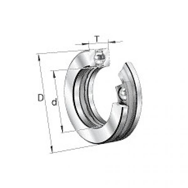 51224 FAG Axial deep groove ball Bearings 512, main dimensions to DIN 711/ISO 10 #1 image
