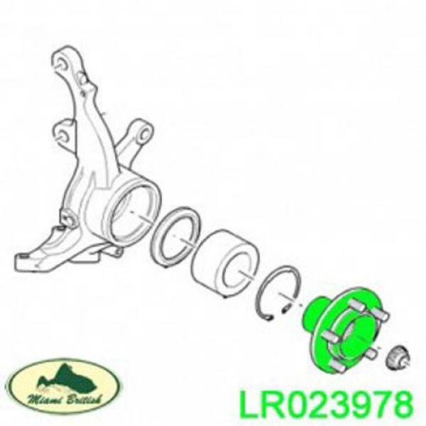 LAND ROVER WHEEL HUB FRONT + BEARING RR 03–12 SET LR023978 + RLB000011 OEM/FAG #2 image