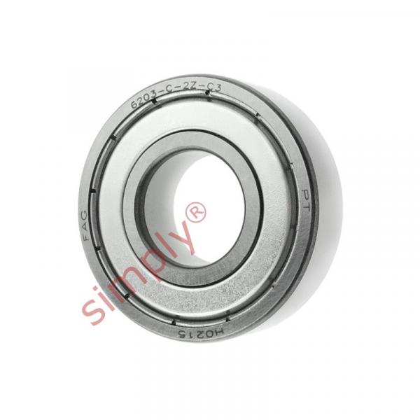 FAG 62032ZC3 Metal Shielded Deep Groove Ball Bearing 17x40x12mm #1 image